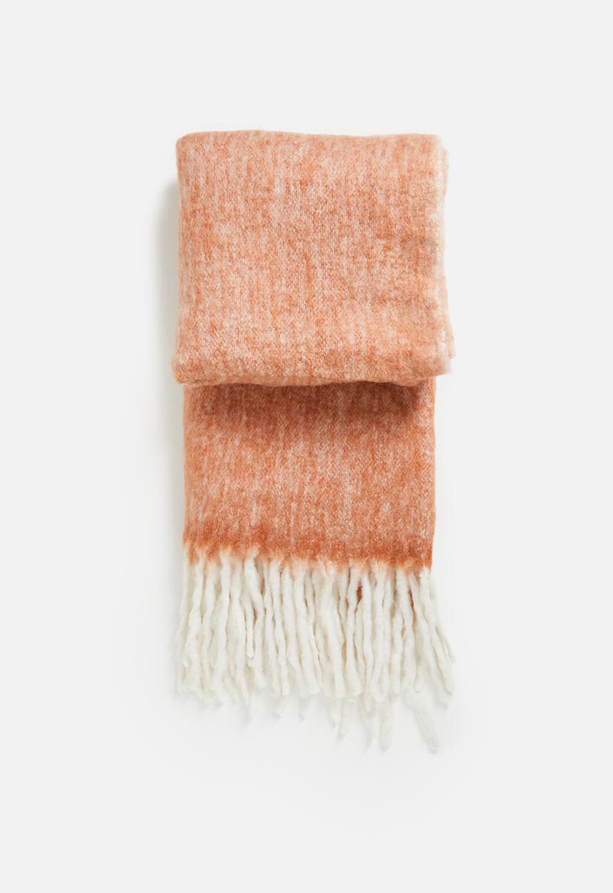 Sixth Floor - Tate Faux Mohair Throw - Rust