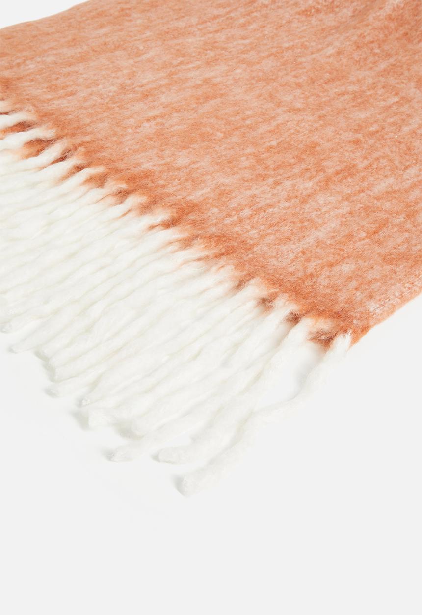 Sixth Floor - Tate Faux Mohair Throw - Rust
