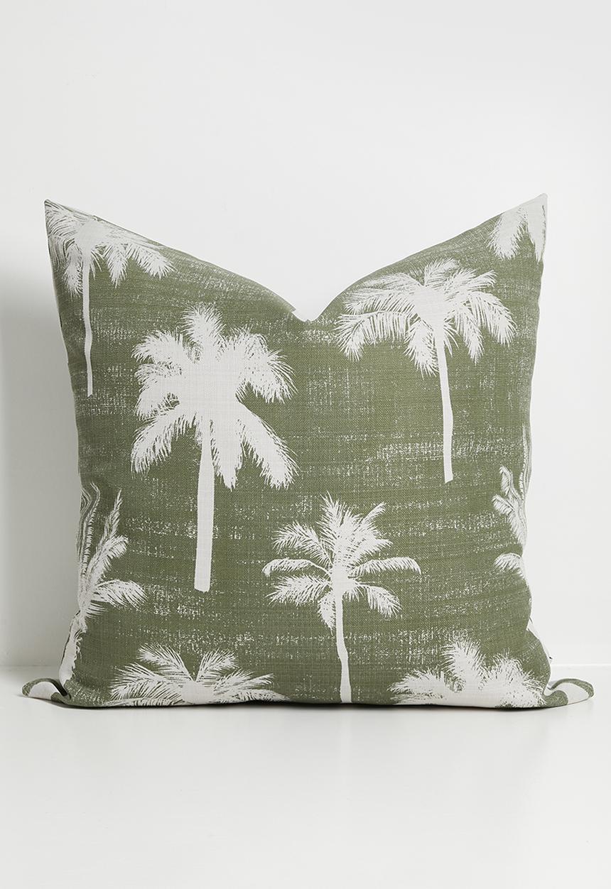 Sixth Floor - Palm Cushion Cover - Green