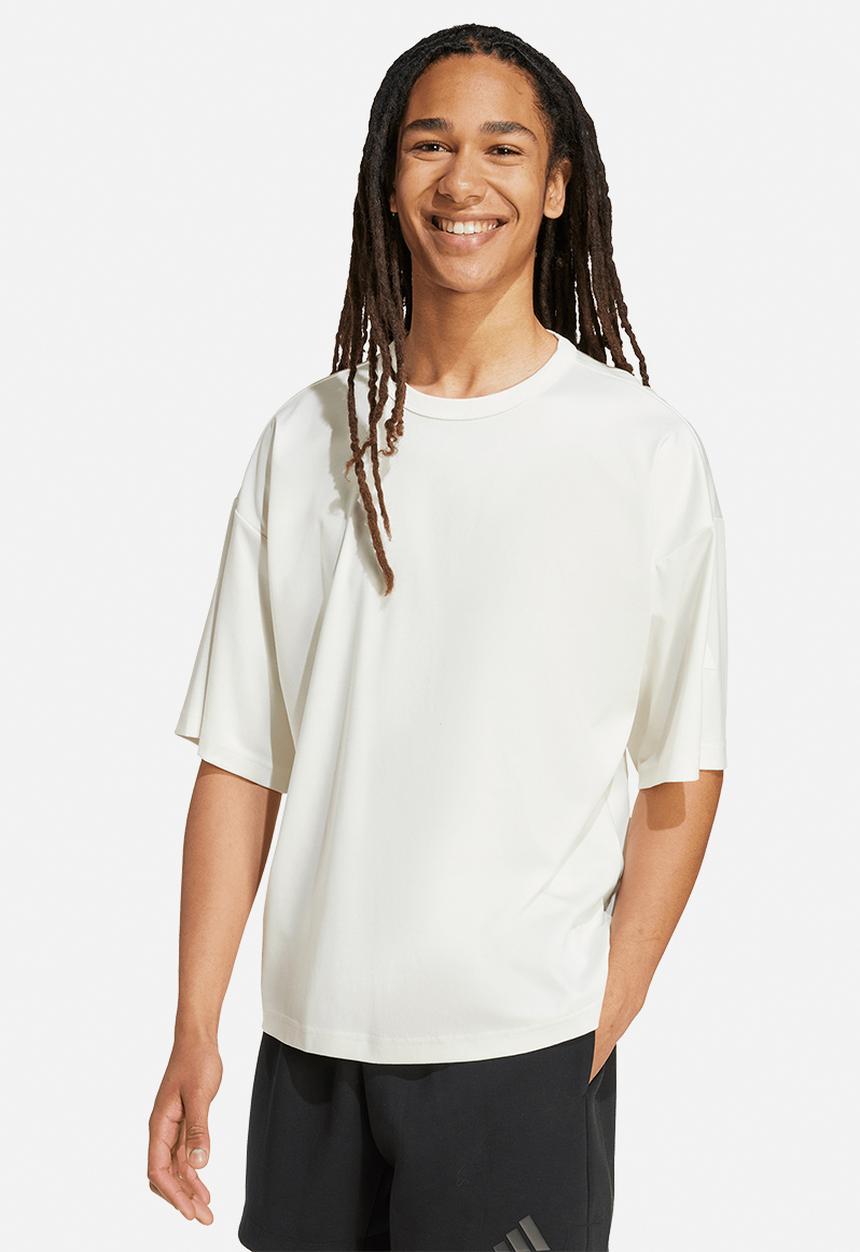 adidas Performance - Small Logo Tee - Off White