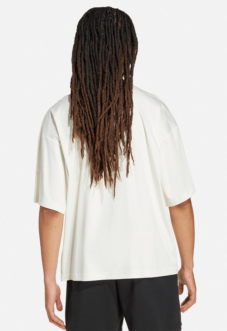 adidas Performance - Small Logo Tee - Off White