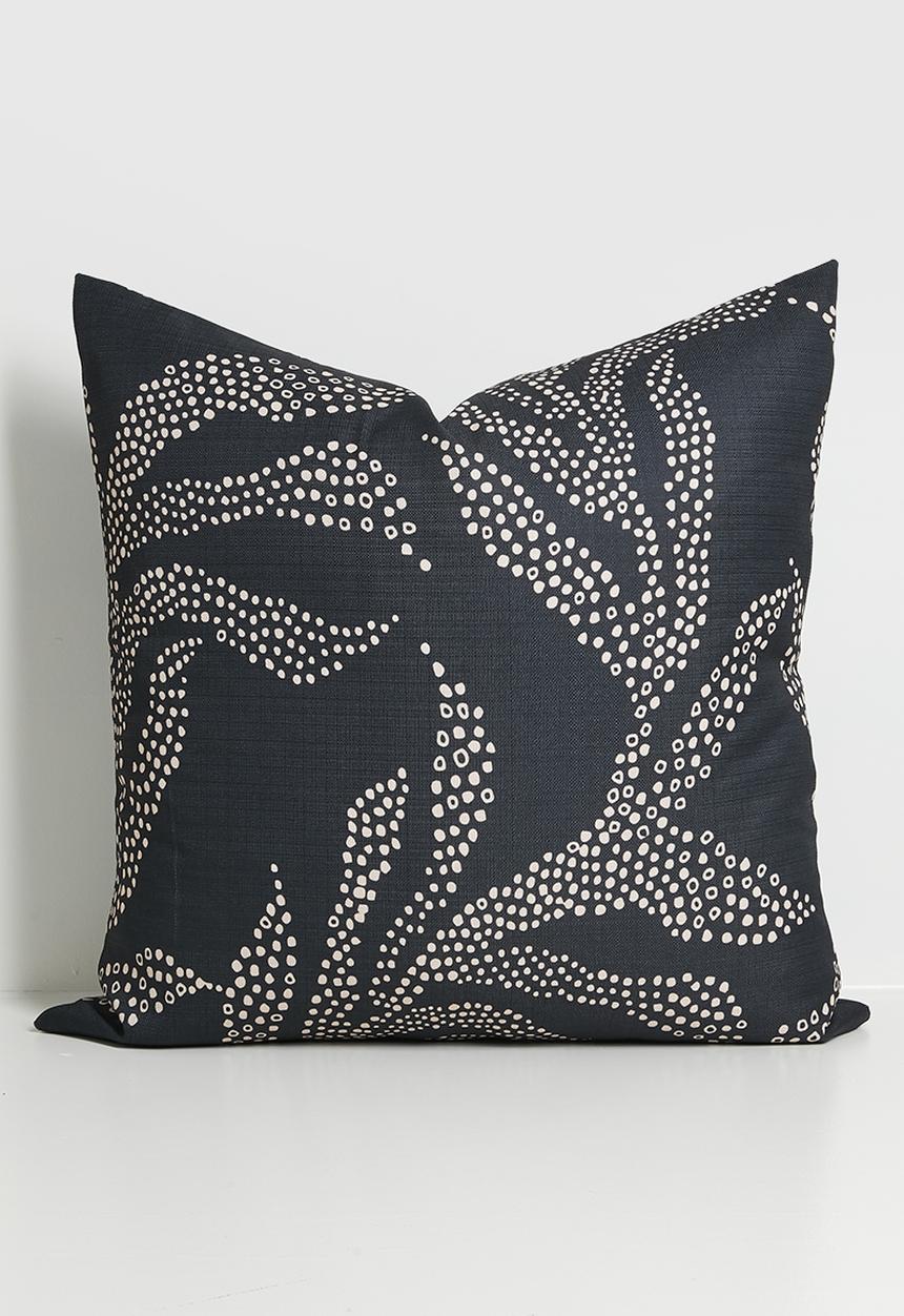 Sixth Floor - Leaf Cushion Cover - Black