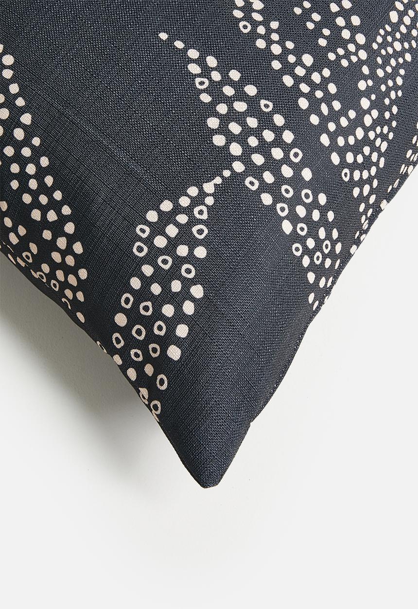 Sixth Floor - Leaf Cushion Cover - Black