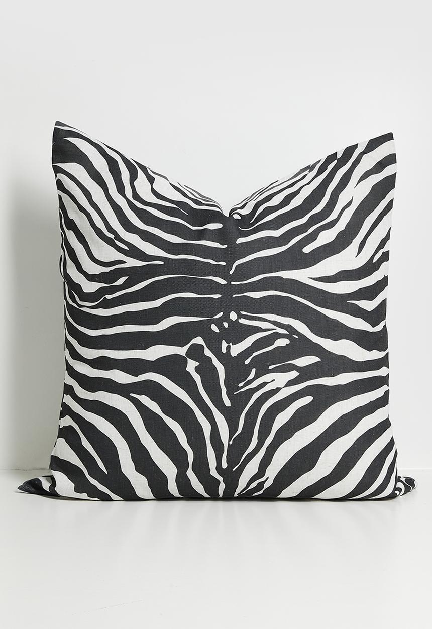 Sixth Floor - Zebra Cushion Cover - Black & White