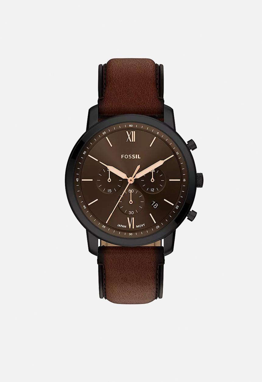 Fossil - Neutra Chronograph Leather FS6163 Watch - Brown