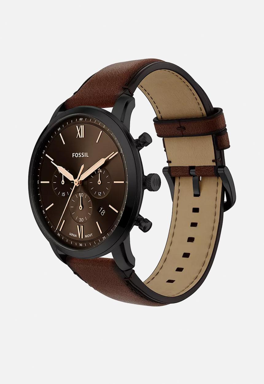 Fossil - Neutra Chronograph Leather FS6163 Watch - Brown