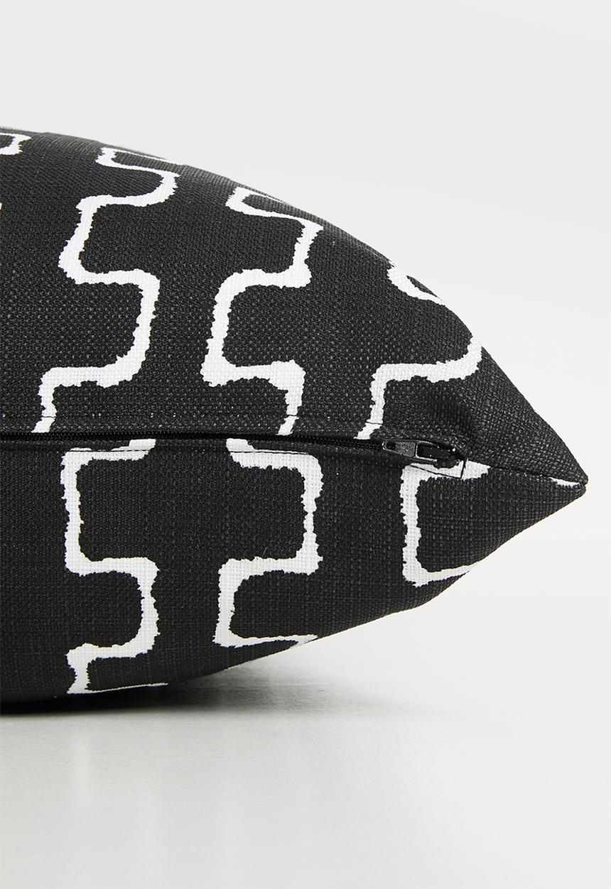 Sixth Floor - Retro Cushion Cover - Blk & White