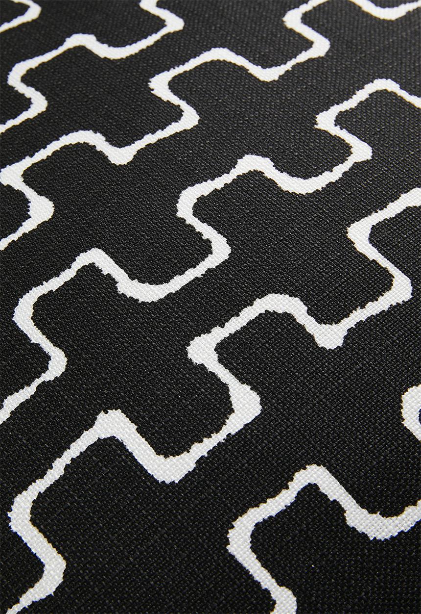 Sixth Floor - Retro Cushion Cover - Blk & White