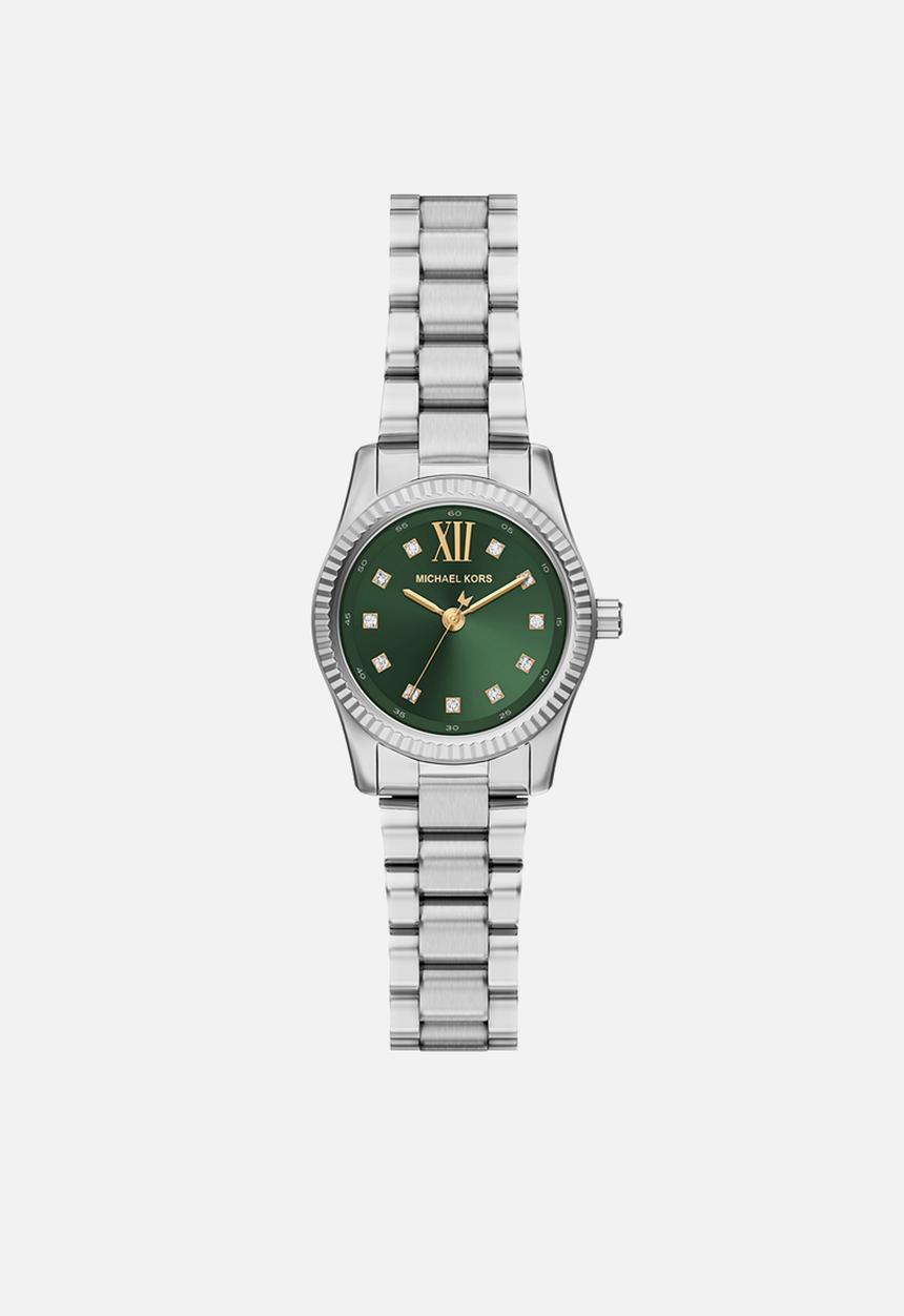 Michael Kors - Michael Kors Lexington Three-Hand Stainless Steel Watch MK7580 - Silver