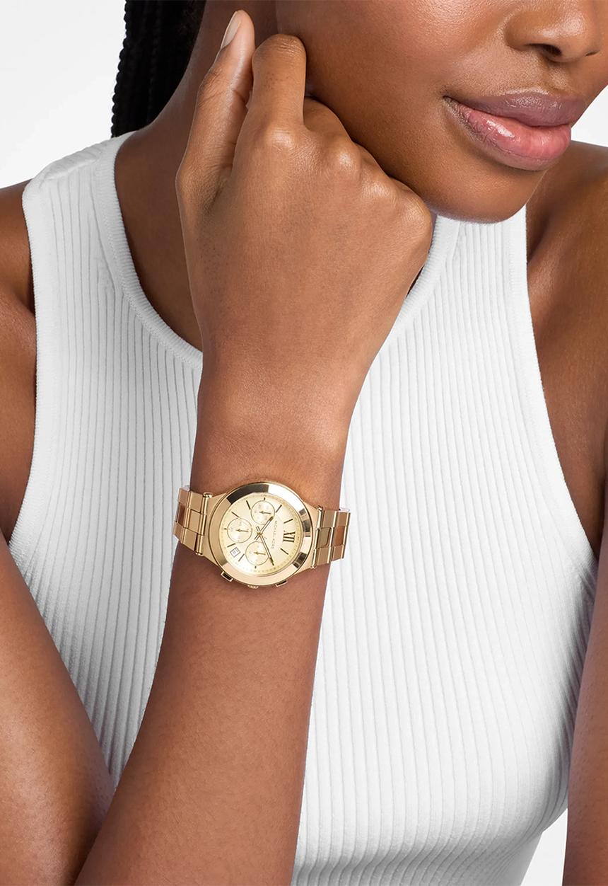 Michael Kors - Michael Kors Billie Chronograph Gold-Tone Stainless Steel MK7603 Watch - Gold