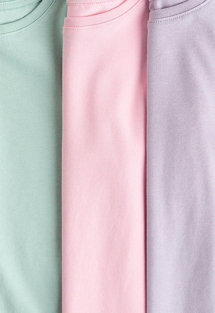 H&M - 3-pack long-sleeved tops - light purple