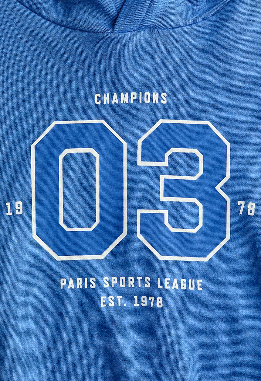 H&M - Printed hoodie - blue