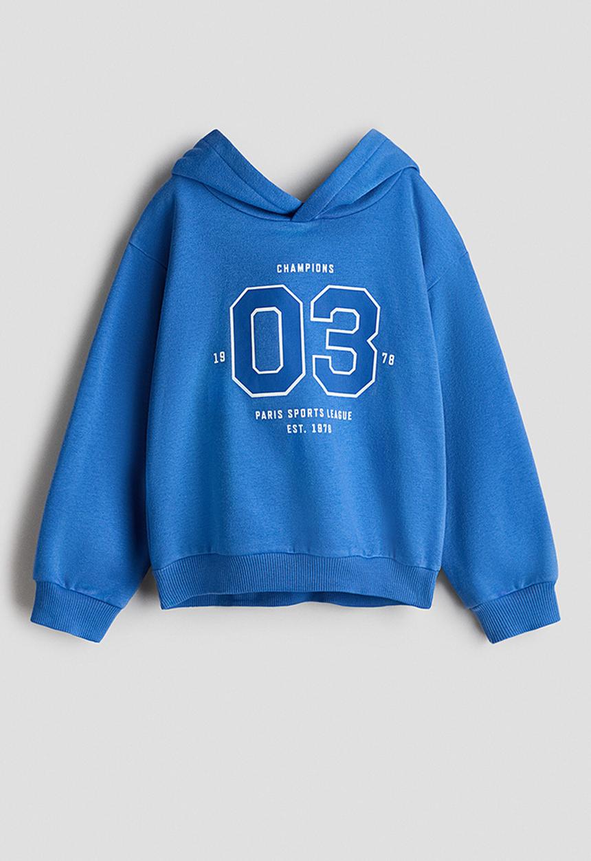 H&M - Printed hoodie - blue
