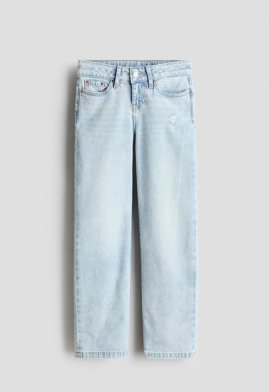 H&M - Straight leg jeans - light denim blue