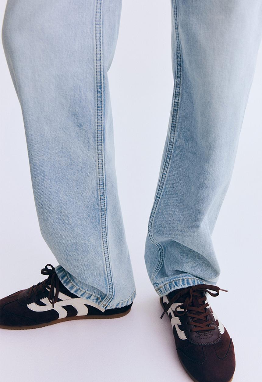 H&M - Straight leg jeans - light denim blue