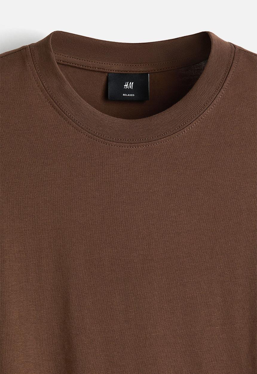 H&M - Relaxed fit t-shirt - brown