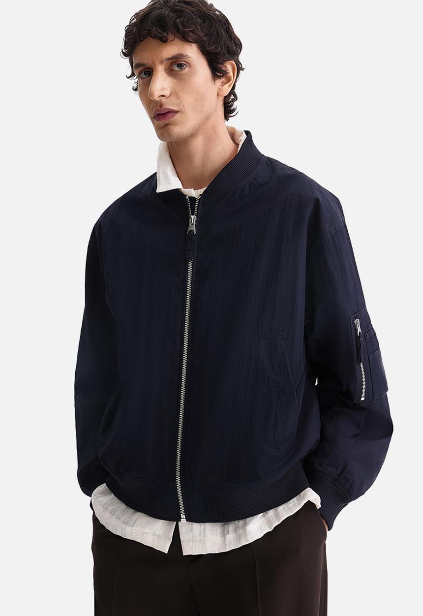 H&M - Bomber jacket - navy blue