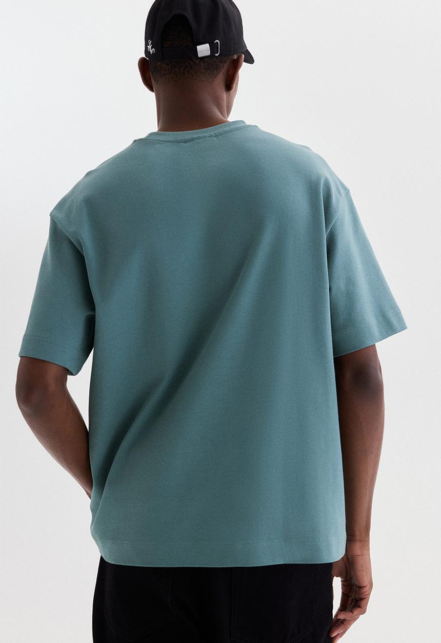 H&M - Loose fit interlock t-shirt - teal