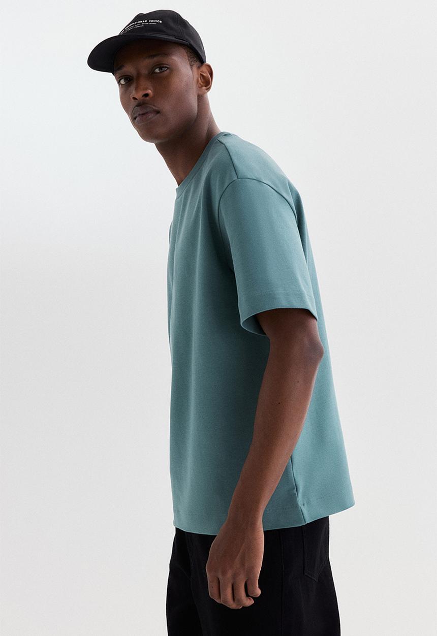 H&M - Loose fit interlock t-shirt - teal