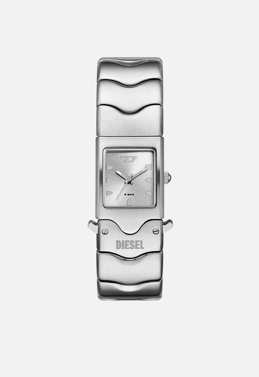 Diesel  - Diesel Closer Three-Hand Stainless Steel DZ2222 Watch - Silver