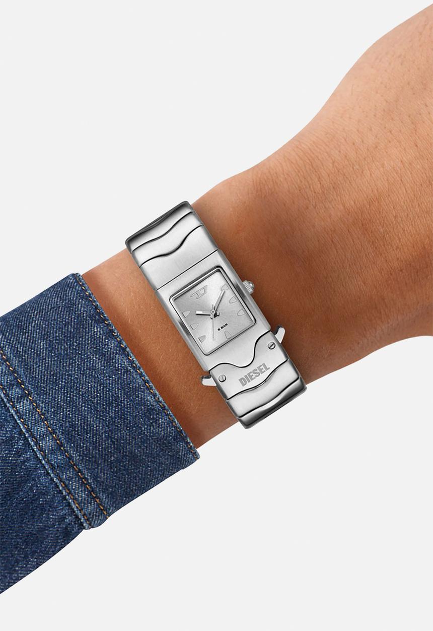 Diesel  - Diesel Closer Three-Hand Stainless Steel DZ2222 Watch - Silver