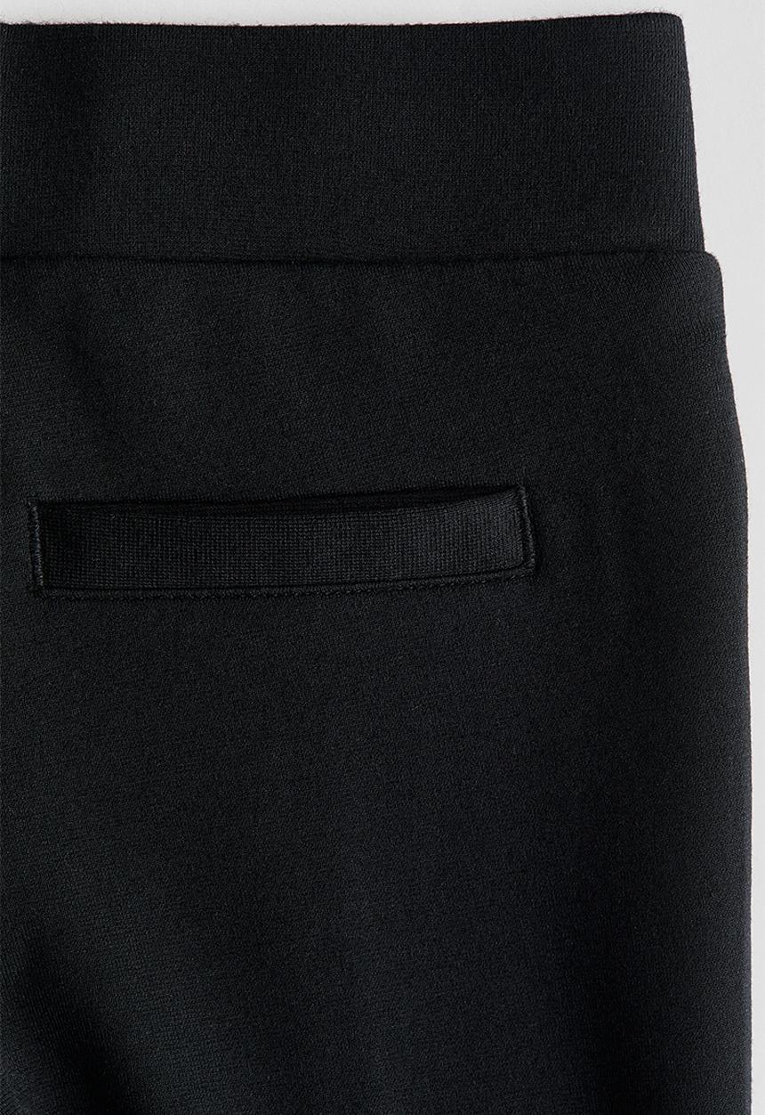 H&M - Flared jersey leggings - black