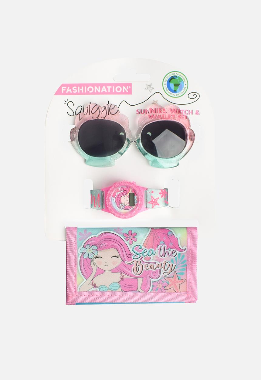 Character Group - Sunnies, watch & wallet - mermaid