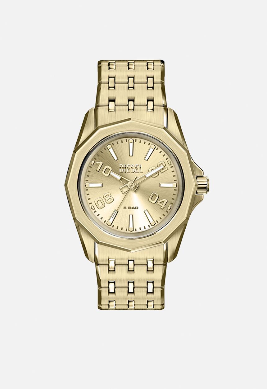 Diesel  - Diesel Stinger Three-Hand Gold-Tone Stainless Steel DZ2239 Watch - Gold