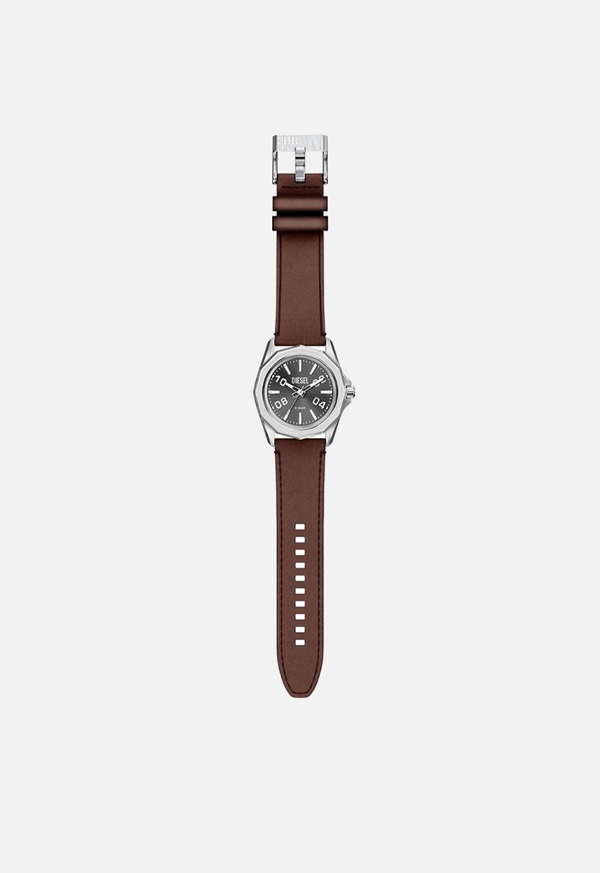 Diesel  - Diesel Stinger Three-Hand DZ2240 Watch - Brown