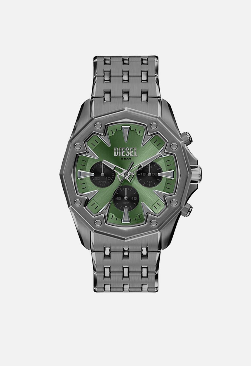 Diesel  - Diesel Stinger Chronograph Stainless Steel DZ4711 Watch - Gunmetal