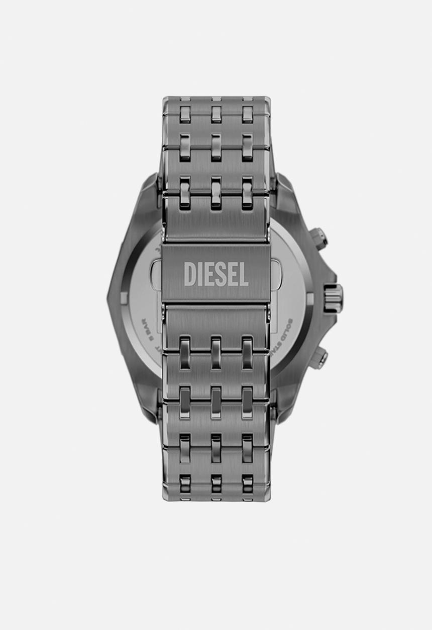 Diesel  - Diesel Stinger Chronograph Stainless Steel DZ4711 Watch - Gunmetal
