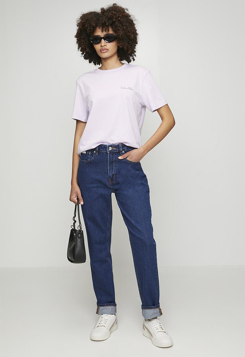 Calvin Klein - Ss classic graphic tee - frosty lilac