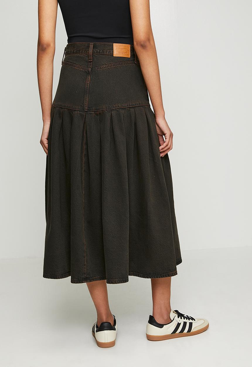 Levi’s® - Yoked Pleated Skirt - Over A Cup Skirt