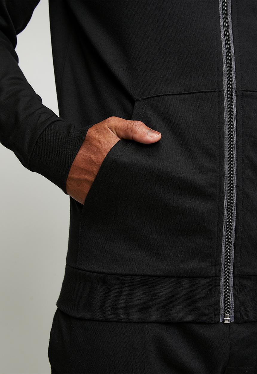 BOSS - Authentic Track Jacket Z - Black
