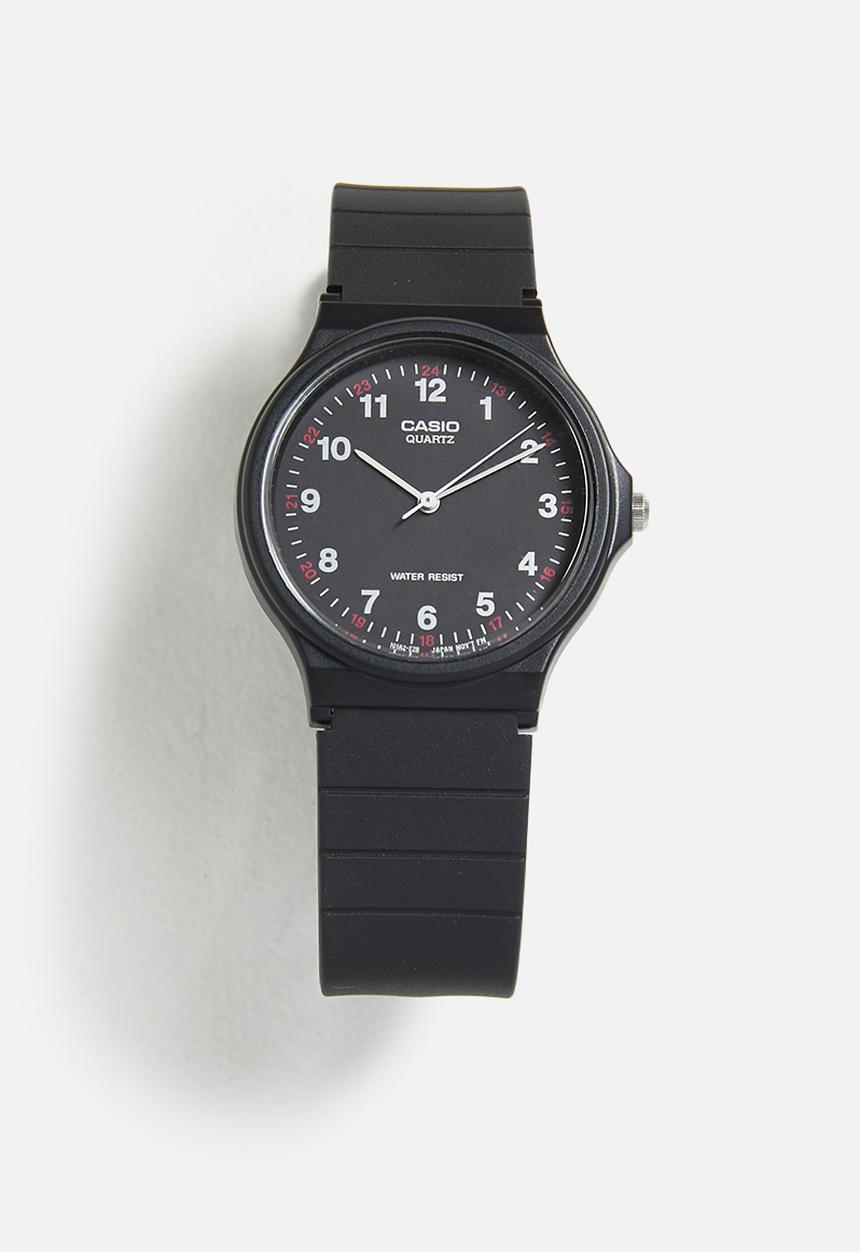 Casio - Analog Rnd Dial Num - Black