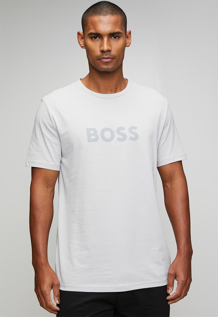 BOSS - T-shirt RN - Light Pastel Grey