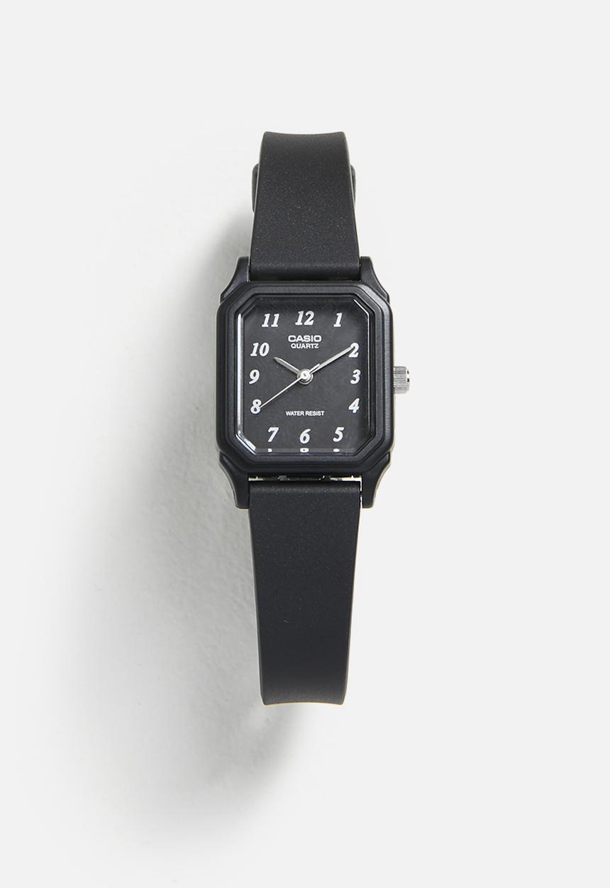 Casio - Analog Black Rect Black - Black