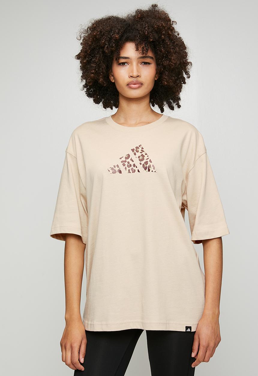 adidas Performance - W Animal T - Crystal Linen