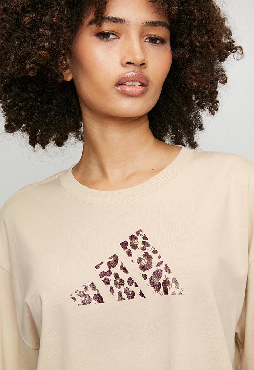adidas Performance - W Animal T - Crystal Linen
