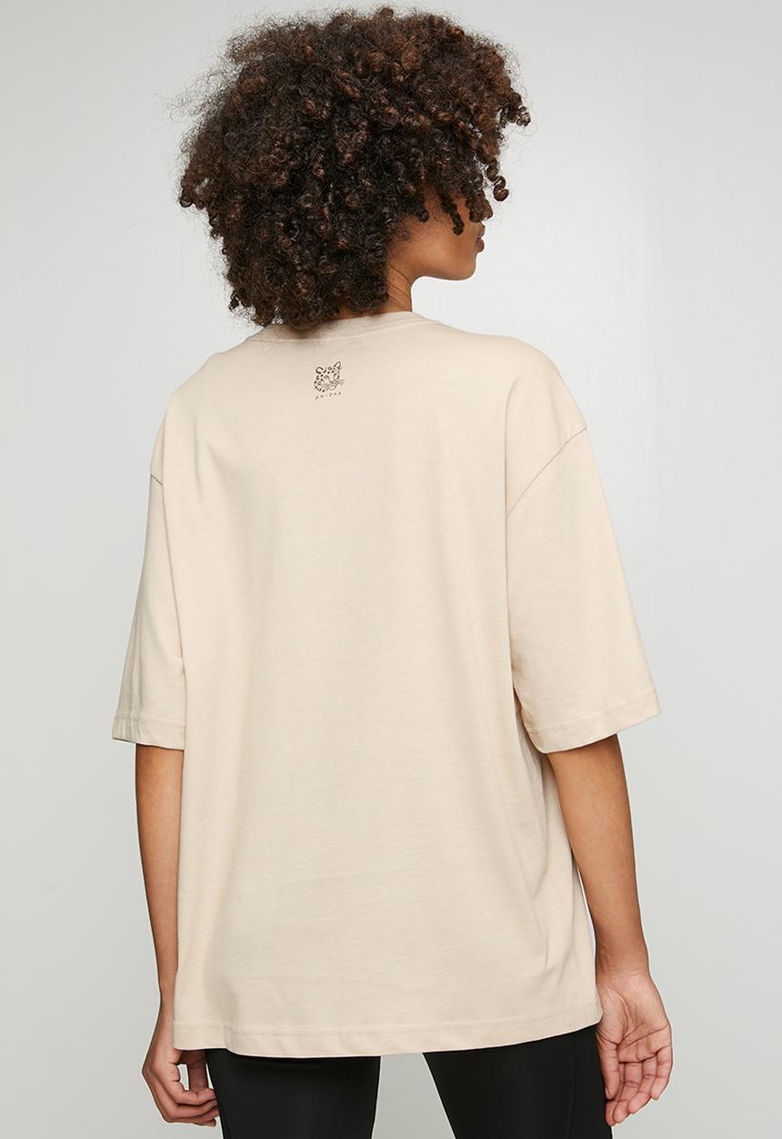 adidas Performance - W Animal T - Crystal Linen