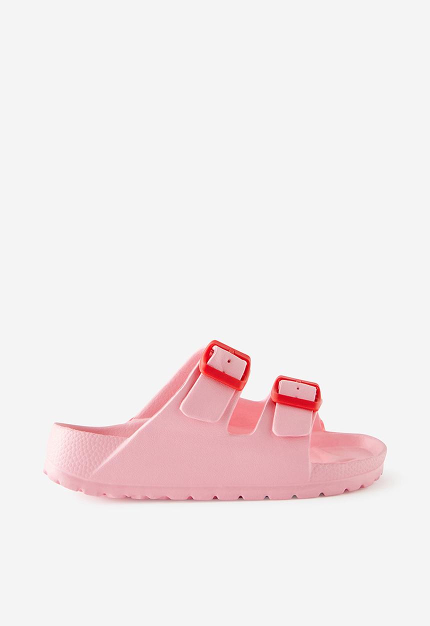 Cotton On - Twin Strap Slide - Sunkissed/Varsity Red
