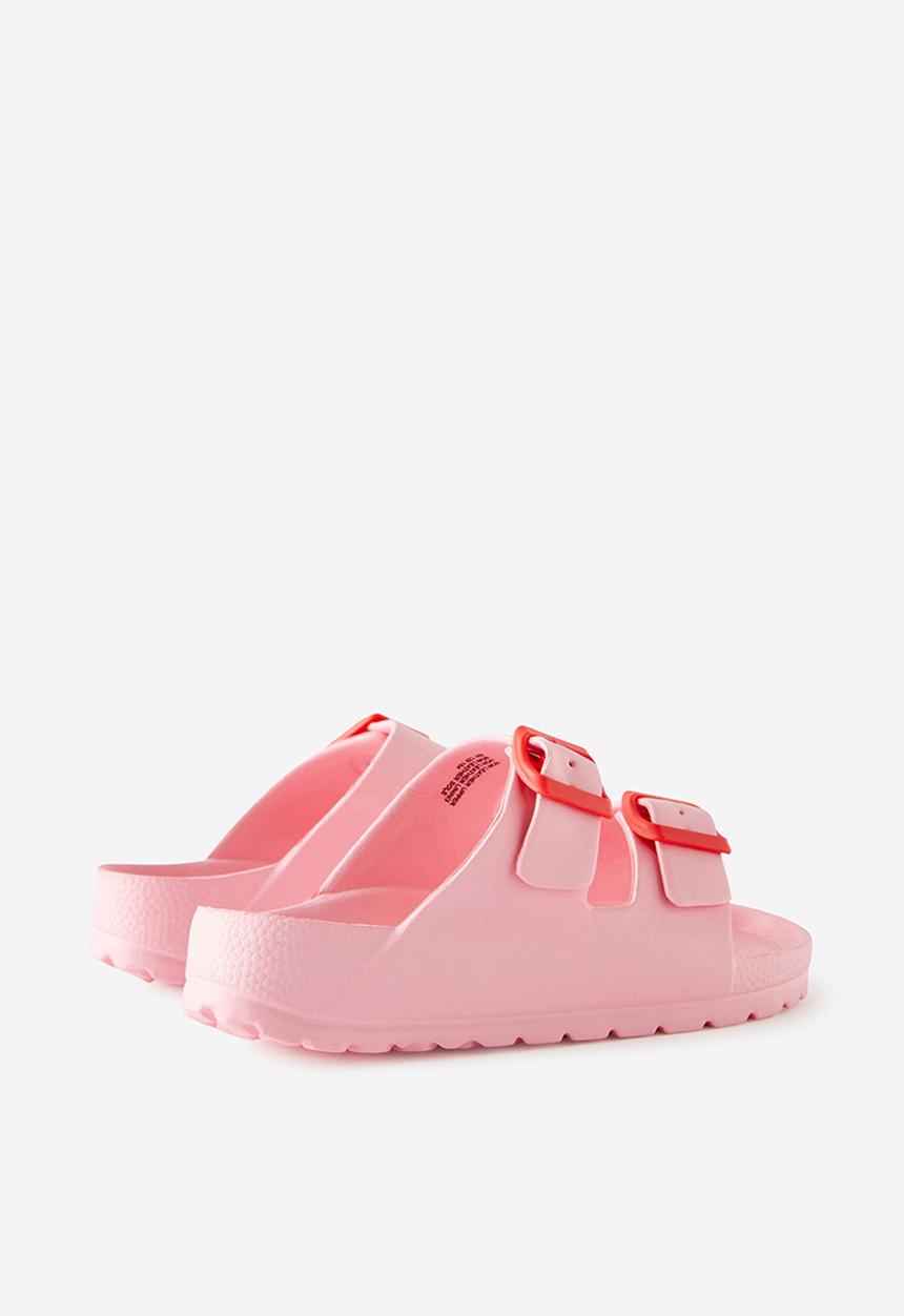 Cotton On - Twin Strap Slide - Sunkissed/Varsity Red