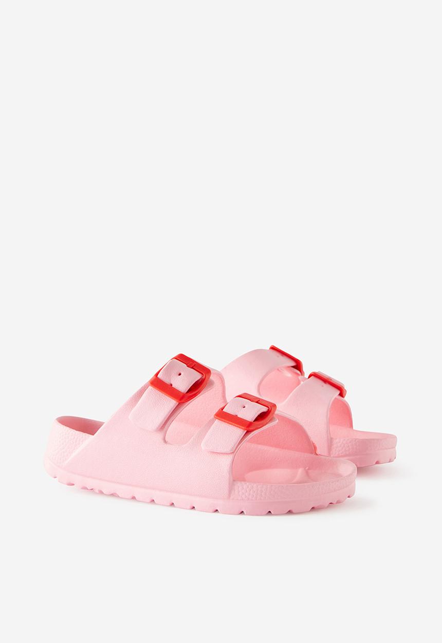 Cotton On - Twin Strap Slide - Sunkissed/Varsity Red