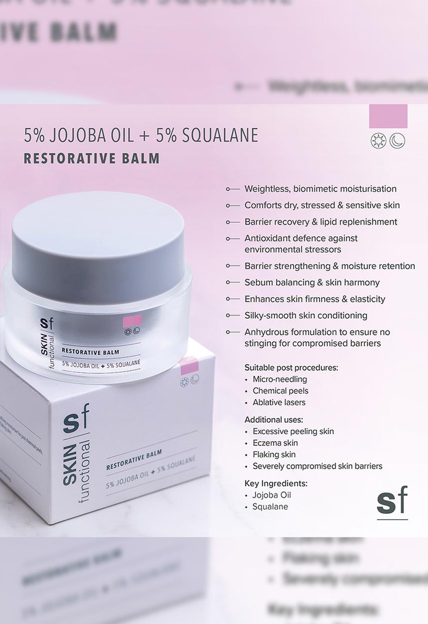 SKIN functional - 5% Jojoba Oil + 5% Squalane - Restorative Balm