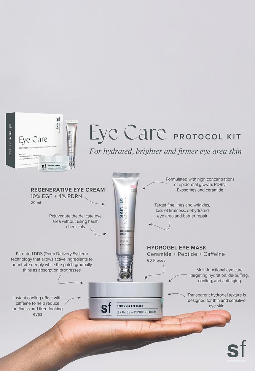 SKIN functional - Eye Care Protocol Kit - For hydrated, brighter and firmer eye area