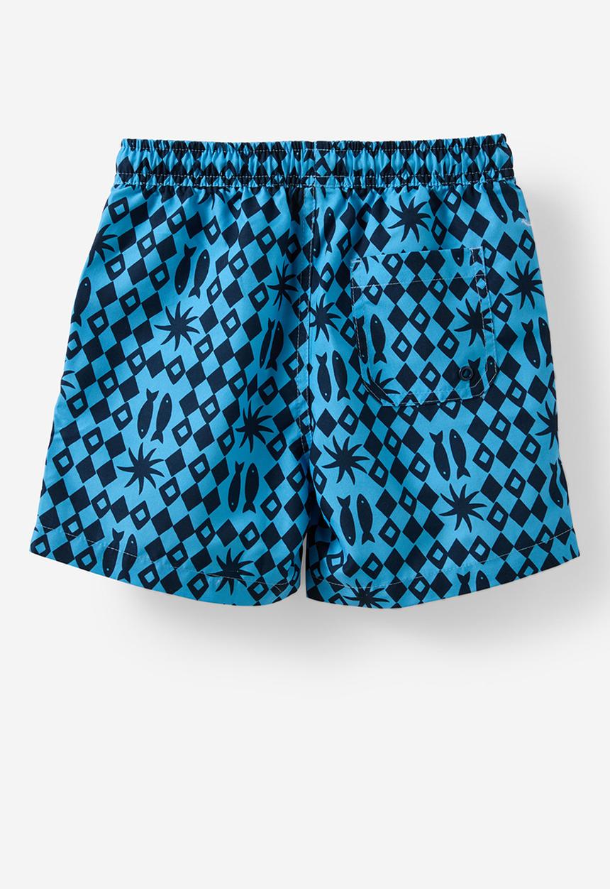 Cotton On - Bailey Boardshort - Blue Hue/Geo