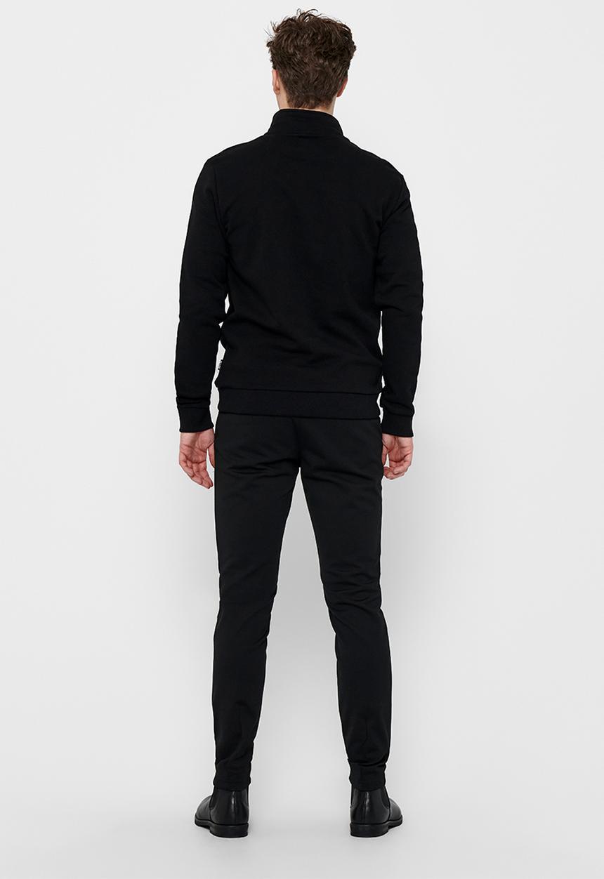 Only & Sons - ONSCERES Half Zip Sweat - Black