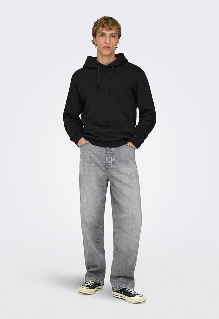 Only & Sons - ONSCERES Hoodie Sweat - Black