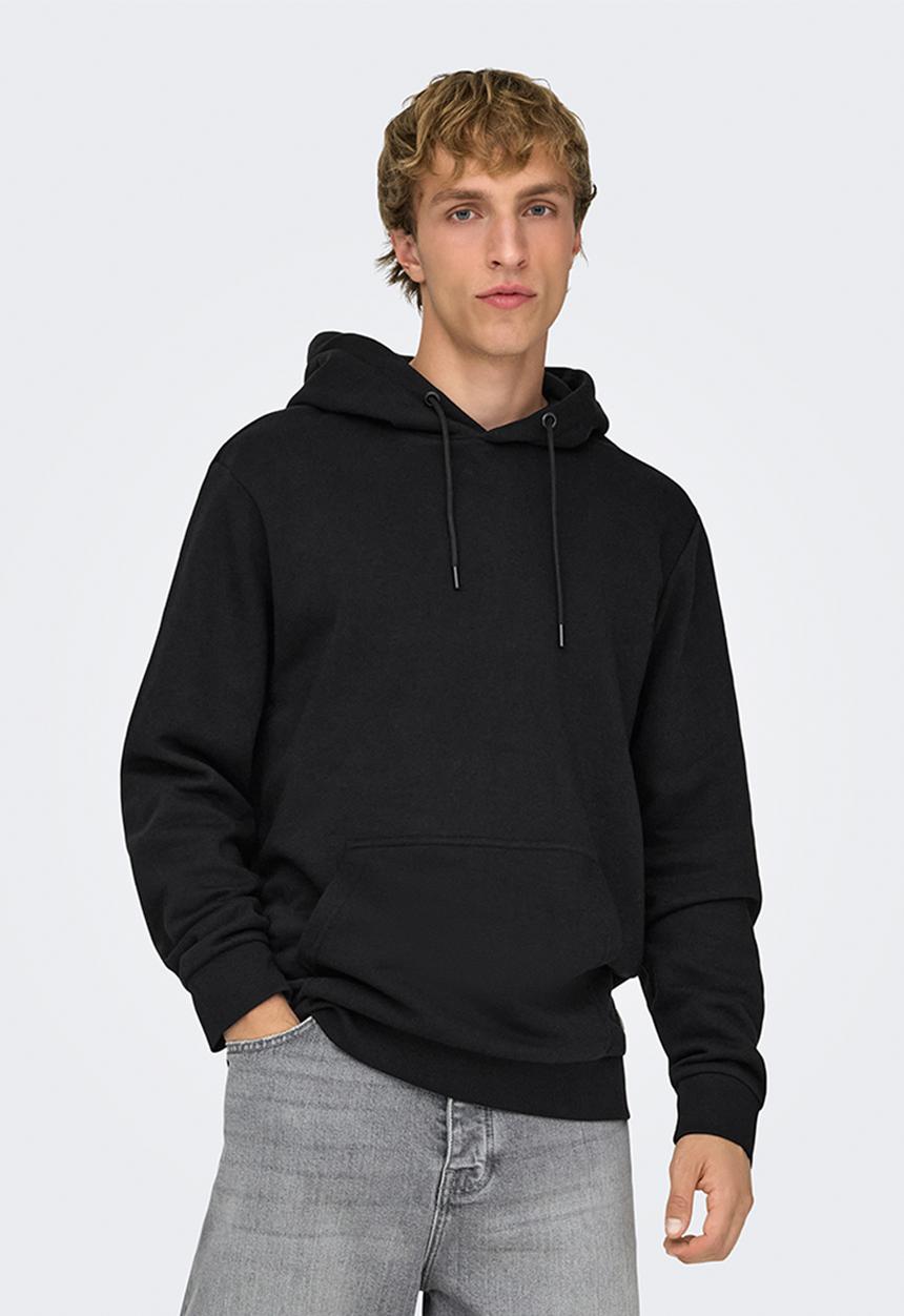 Only & Sons - ONSCERES Hoodie Sweat - Black