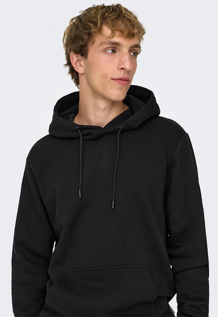 Only & Sons - ONSCERES Hoodie Sweat - Black